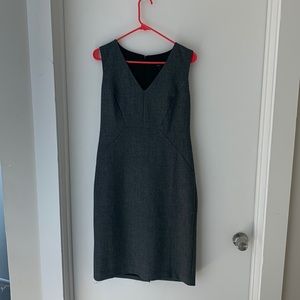 Business professional grey Ann Taylor dress